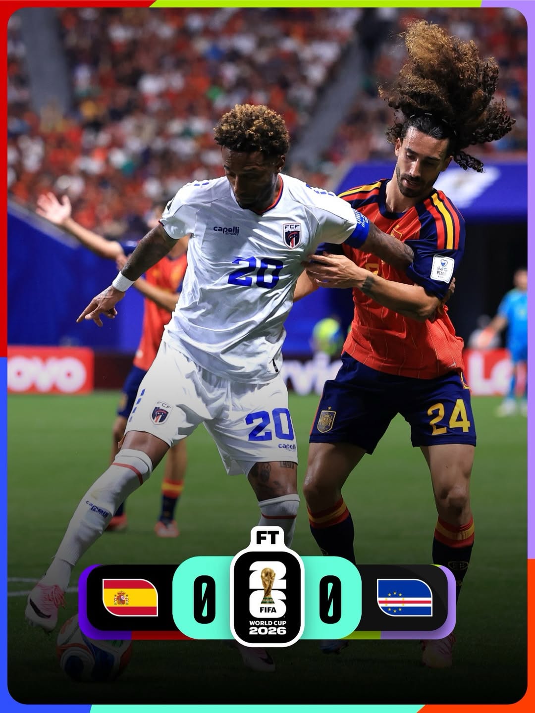 Hasil Pertandingan Spanyol vs Tanjung Verde