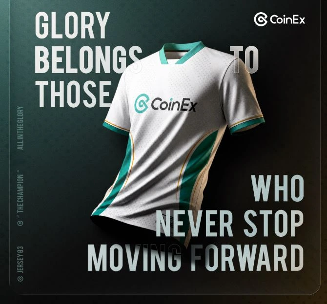 Jersey Ekslusif kampanye all in the glory coinex