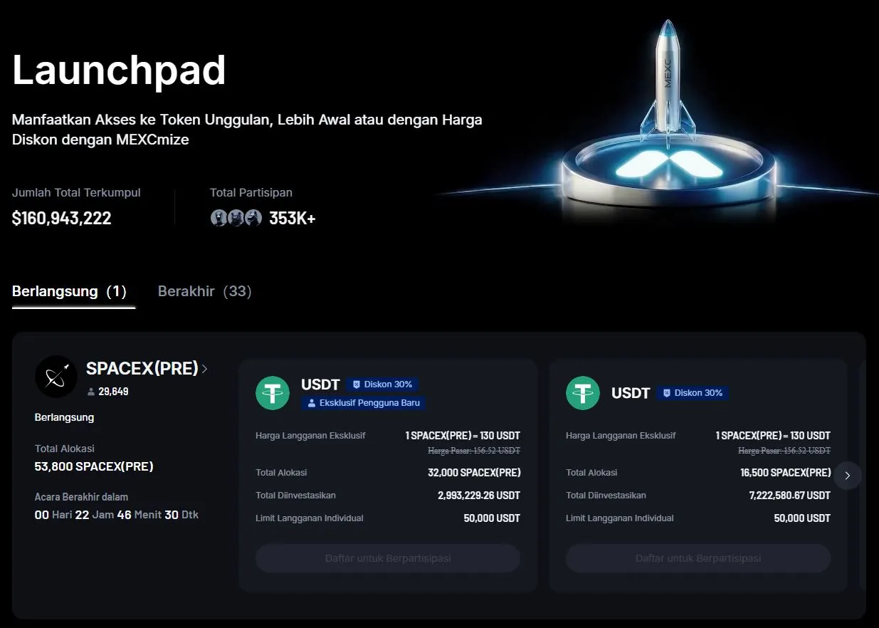Launchpad MEXC