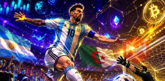 Lionel Messi cetak hattrick saat Argentina melawan algeria di pildun 2026 dan banyak trader polymarket untung