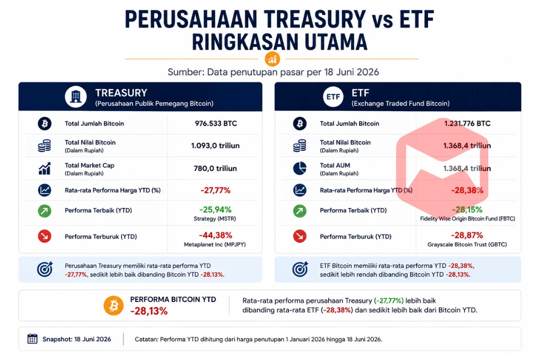 Perusahaan Treasury vs ETF