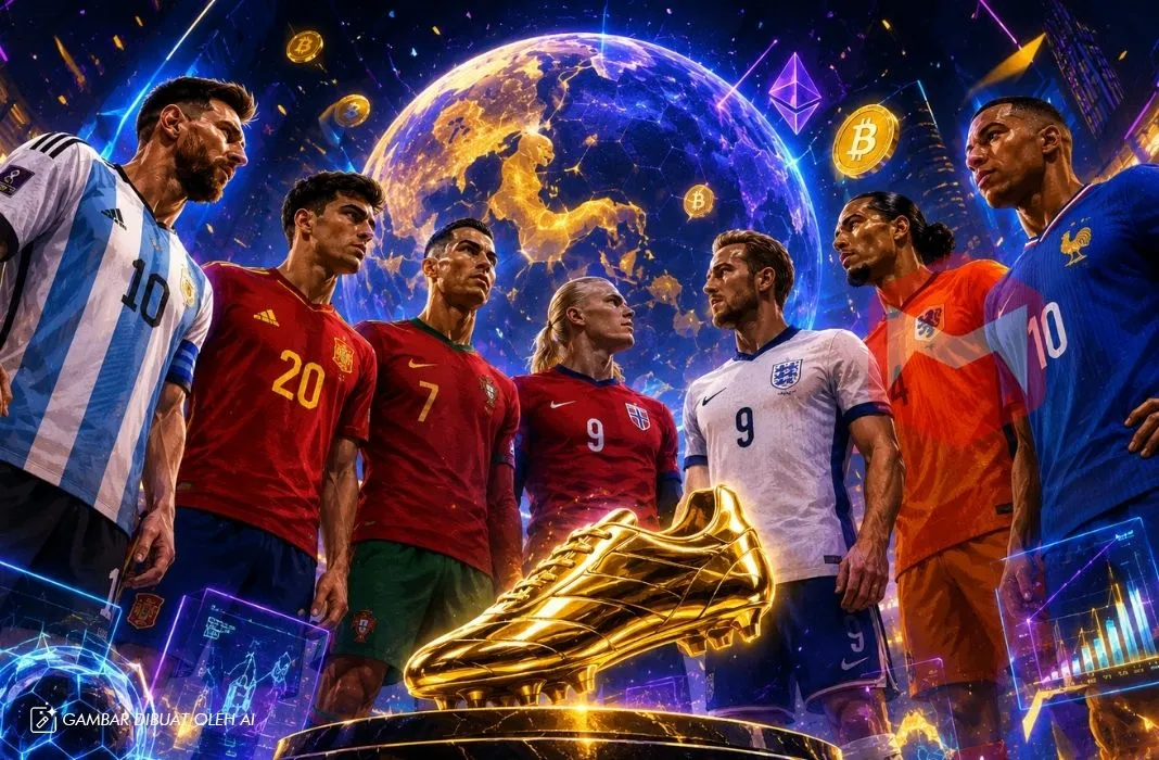 Prediksi Pemenang Golden Boot Piala Dunia 2026 Mbappe, Messi, Harry Kane, Ronaldo, Lamine Yamal
