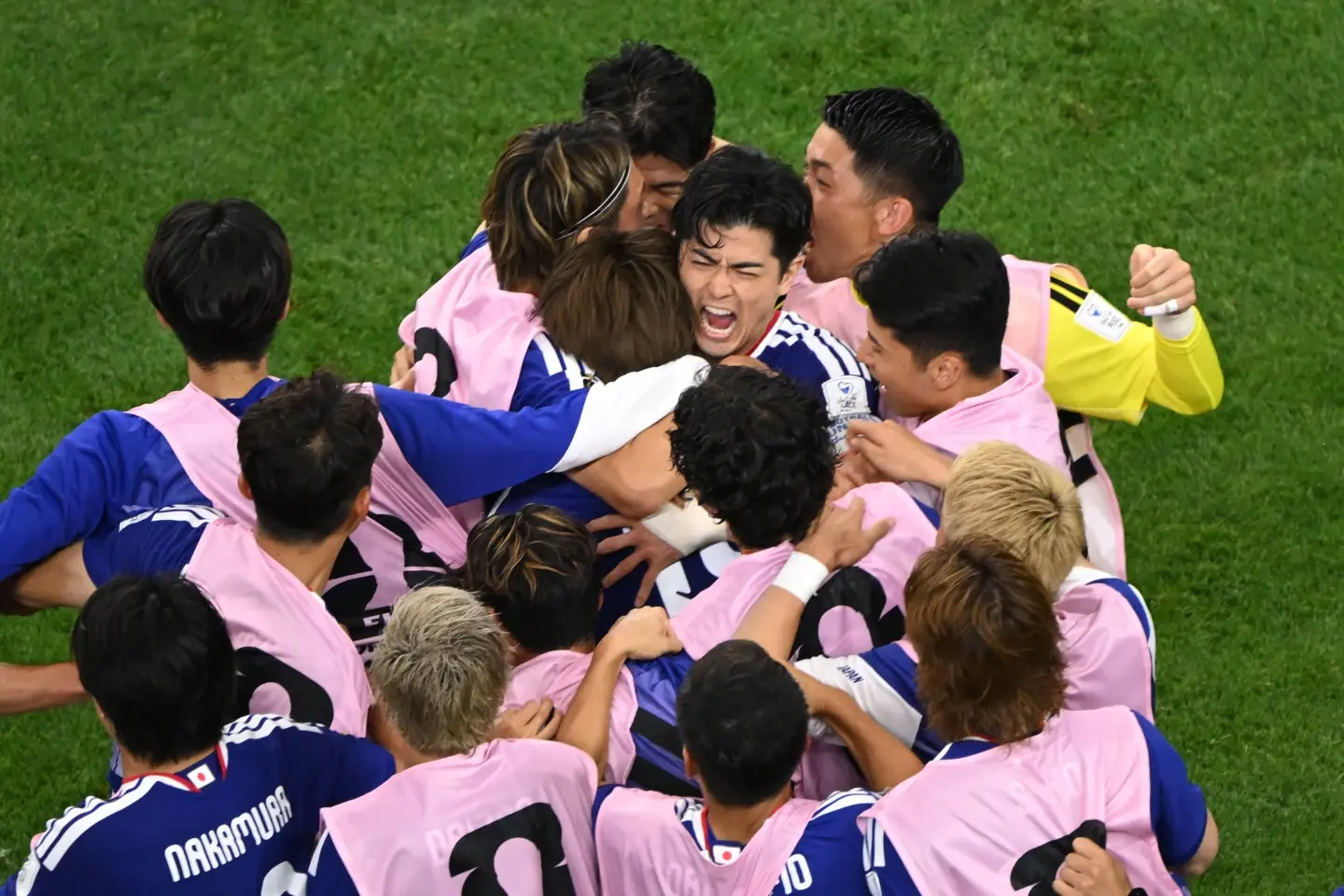 Selebrasi Jepang Setelah Mencetak Gol pada Laga Pembuka Grup F Piala Dunia 2026 - AP News