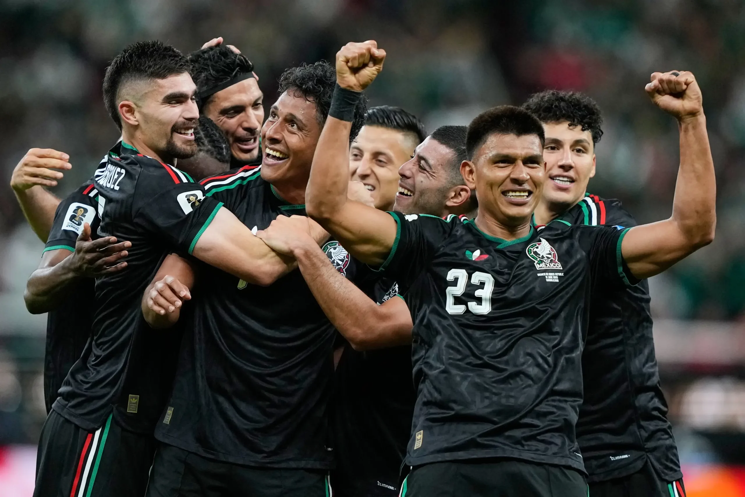 Selebrasi Luis Romo pada Laga Mexico vs Korea Selatan pada Piala Dunia 2026 - AP