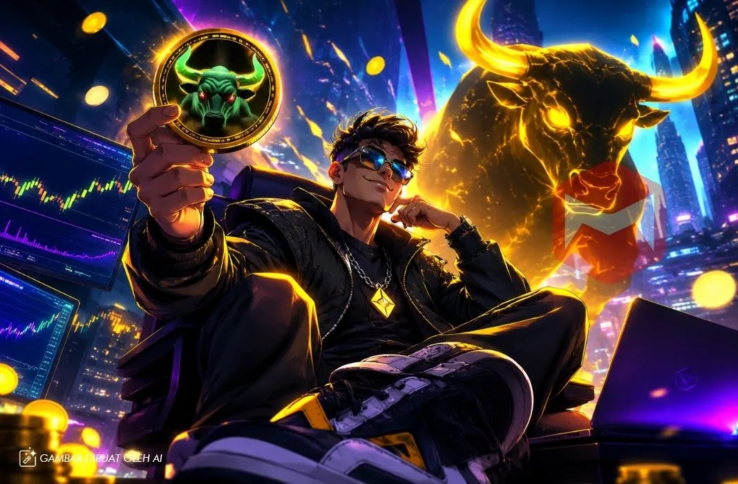Trader kripto cuan dari meme coin ANSEM