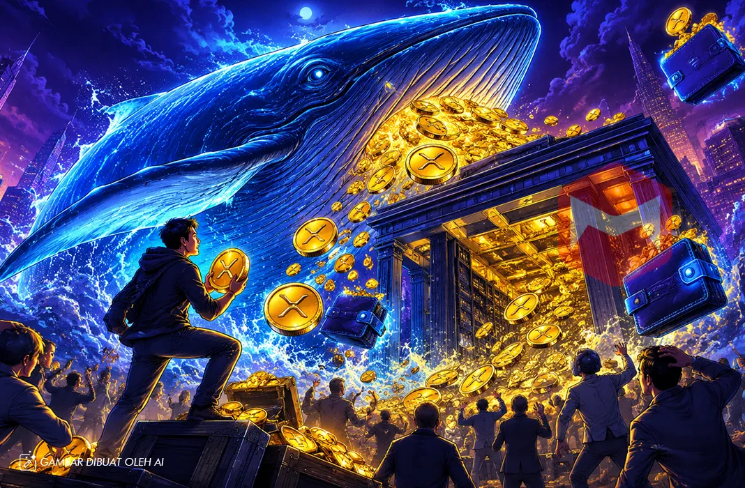 Whale XRP Diam-diam Serok? Ratusan Juta Koin Keluar dari Bursa dan Picu Spekulasi Besar