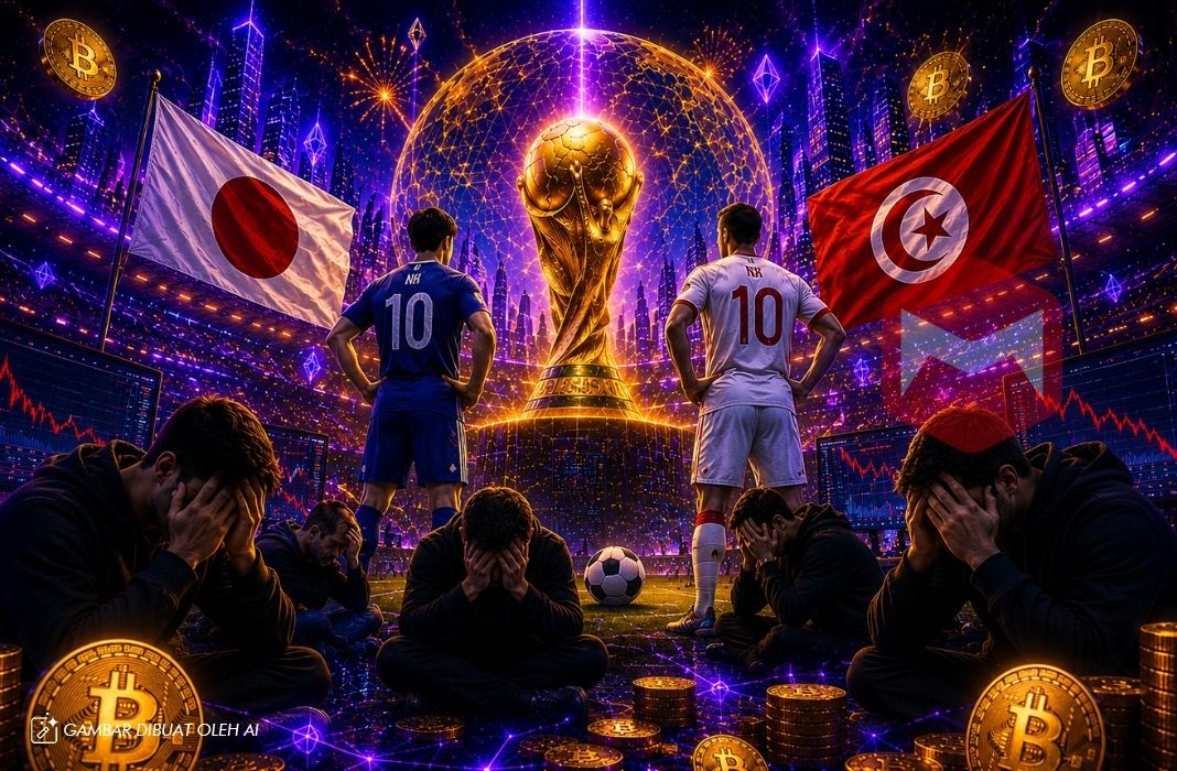 trader polymarket rugi besar pada laga jepang vs tunisia piala dunia 2026