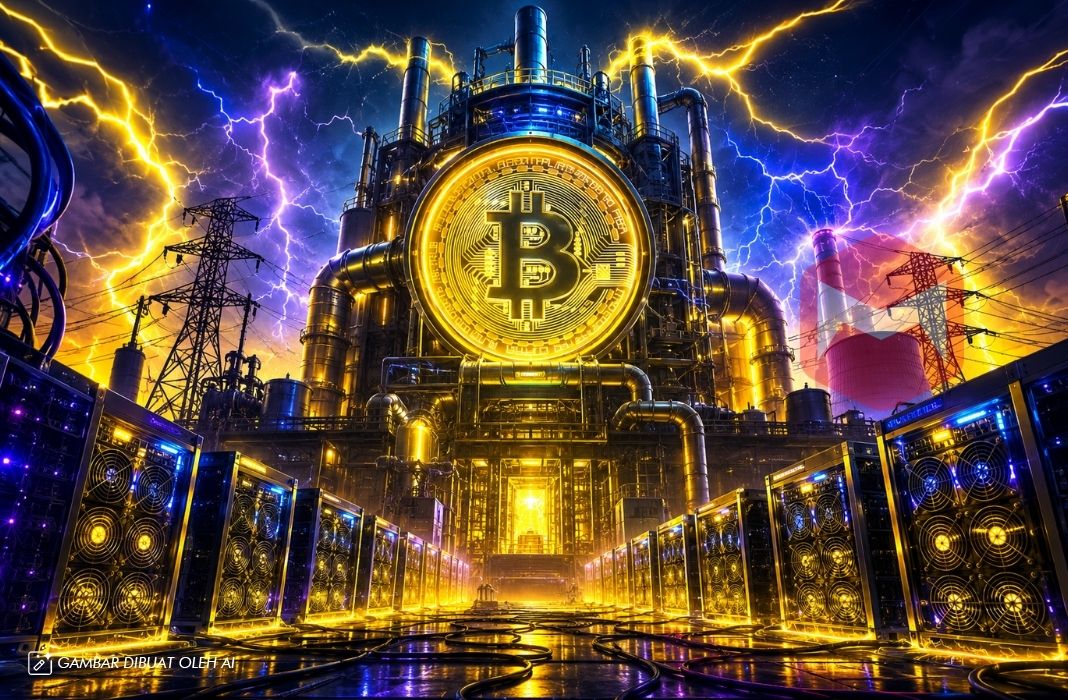 Bitcoin mining konsumsi listrik energi riset cambridge