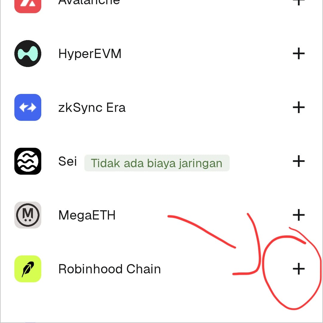 Cara Menambahkan Robinhood Chain ke Metamask Wallet Secara Otomatis
