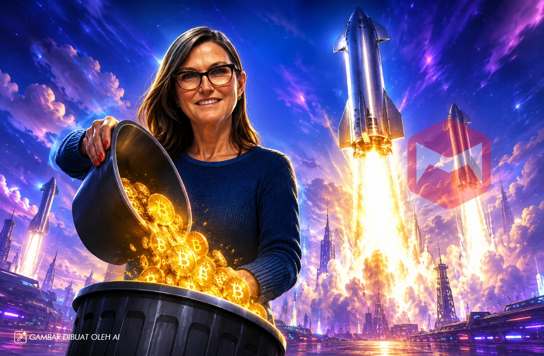 Cathie Wood Jual Perusahaan Kripto Cathie Wood Jual Perusahaan Kripto