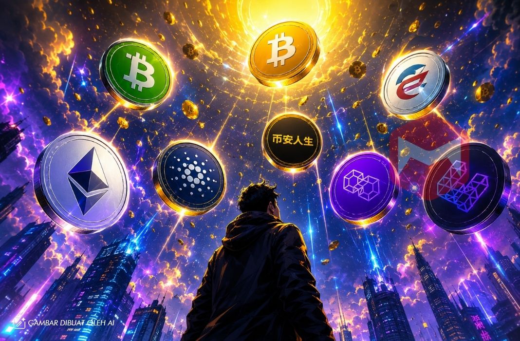 Daftar aset kripto dengan kenaikan tertinggi hari ini