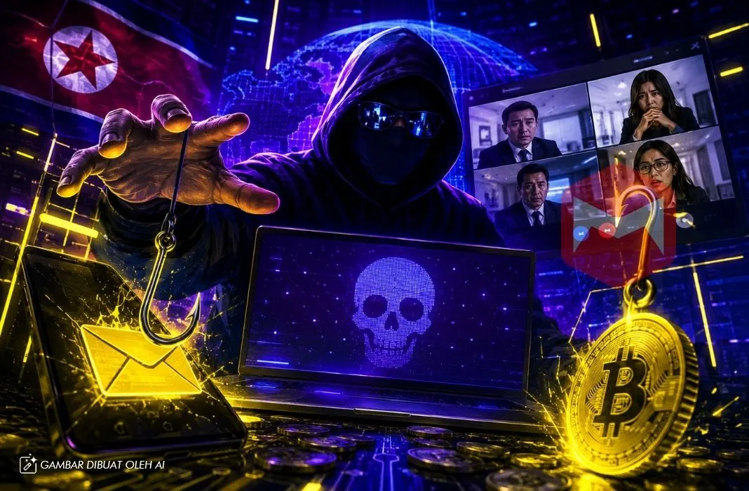 Hacker Korut wallet kripto malware phishing