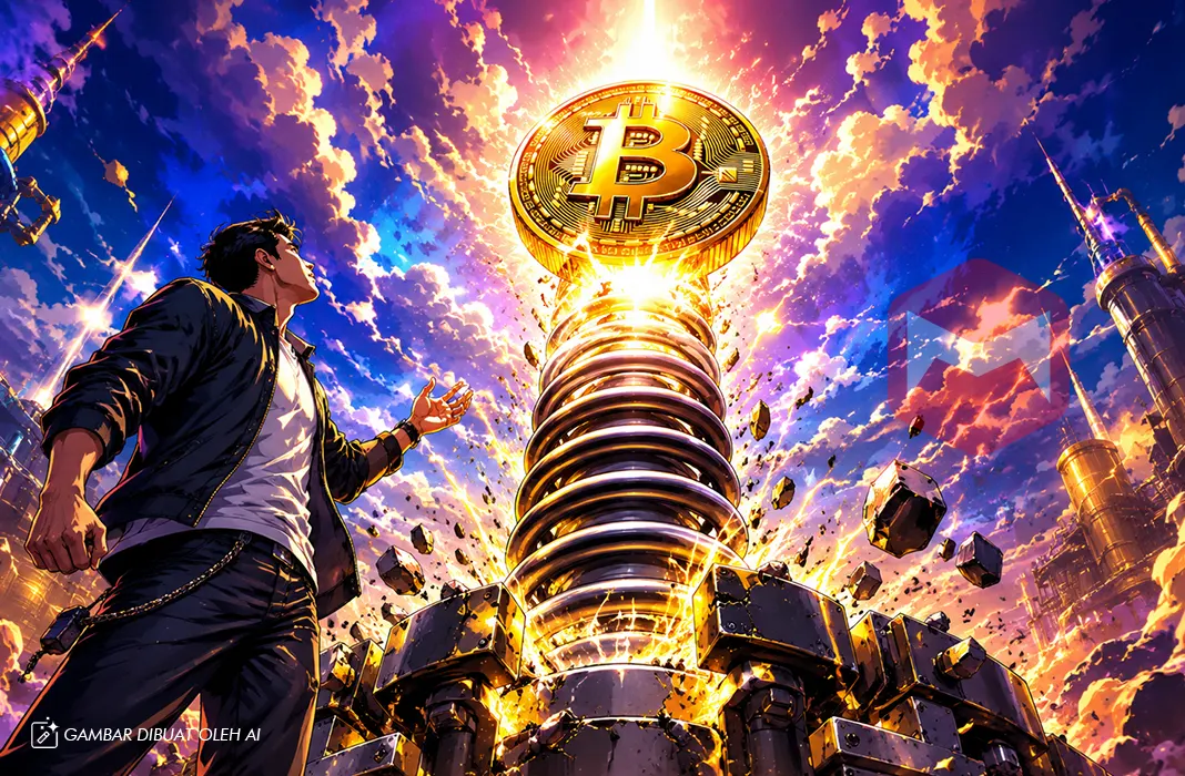 Harga Bitcoin Bak Pegas yang Ditekan, Sinyal Ini Isyaratkan Ledakan Sudah Dekat