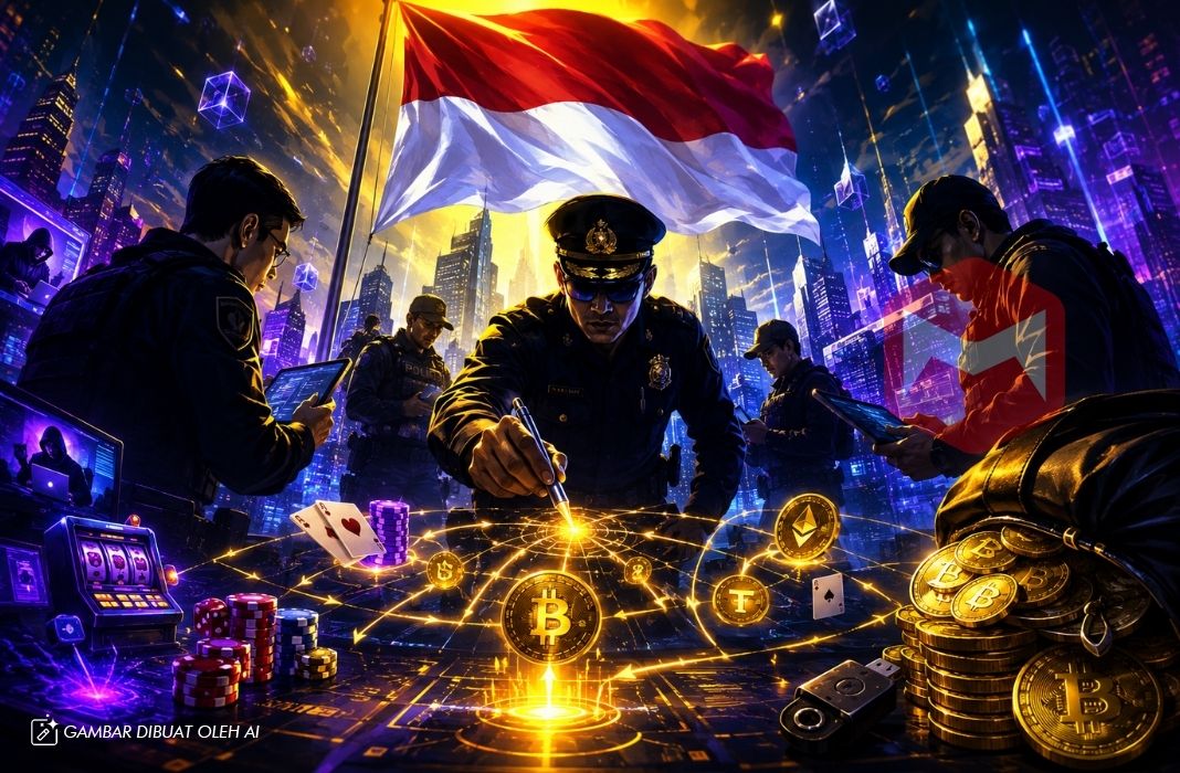 OJK Judi online indonesia aliran dana ke kripto