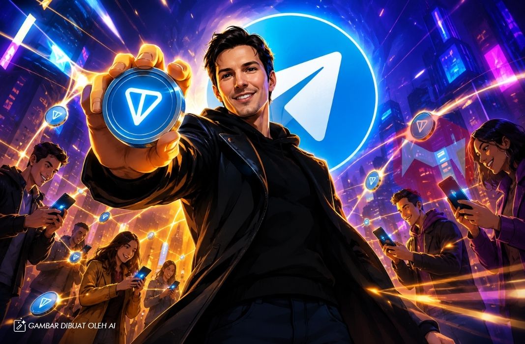 Pavel Durov transfer aset kripto gratis GRAM telegram