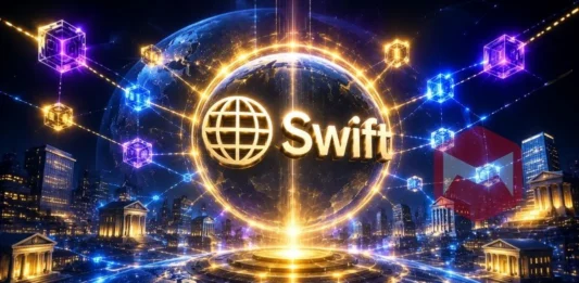 Swift teknologi blockchain ledger sistem pembayaran global gandeng bank besar