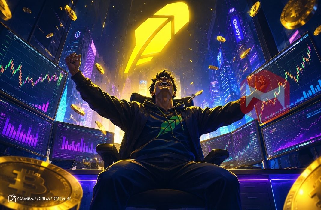 Trader kripto cuan besar dari meme coin vlad di robinhood chain