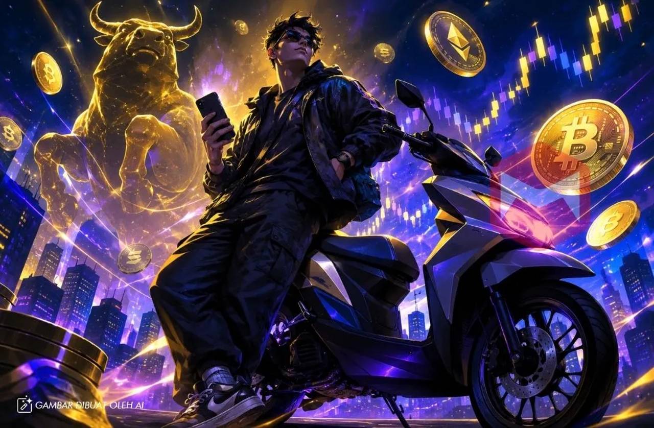 Trader kripto meme coin cashcat cuan besar