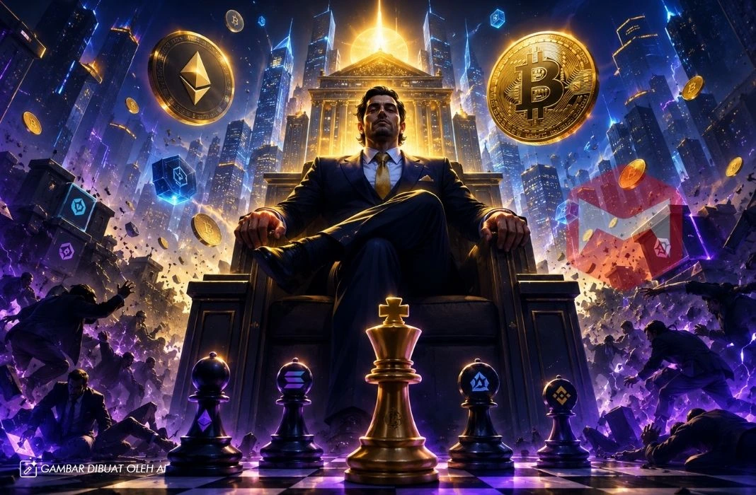 pasar kripto didominasi pemain besar banyak proyek crypto dan exchange akan tumbang ark invest