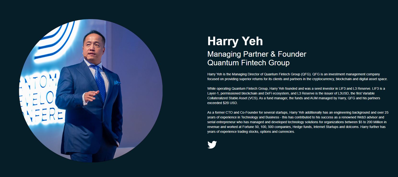 Biografi Harry Yeh