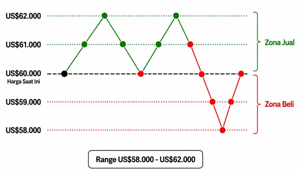 Cara Kerja Grid Trading Kripto