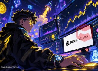 Cara mencari aset kripto potensial lewat platform screening dexscreener