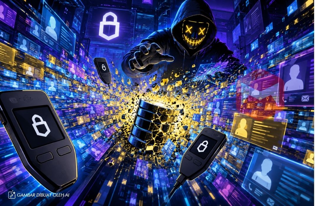 Data pengguna hardware wallet trezor bocor