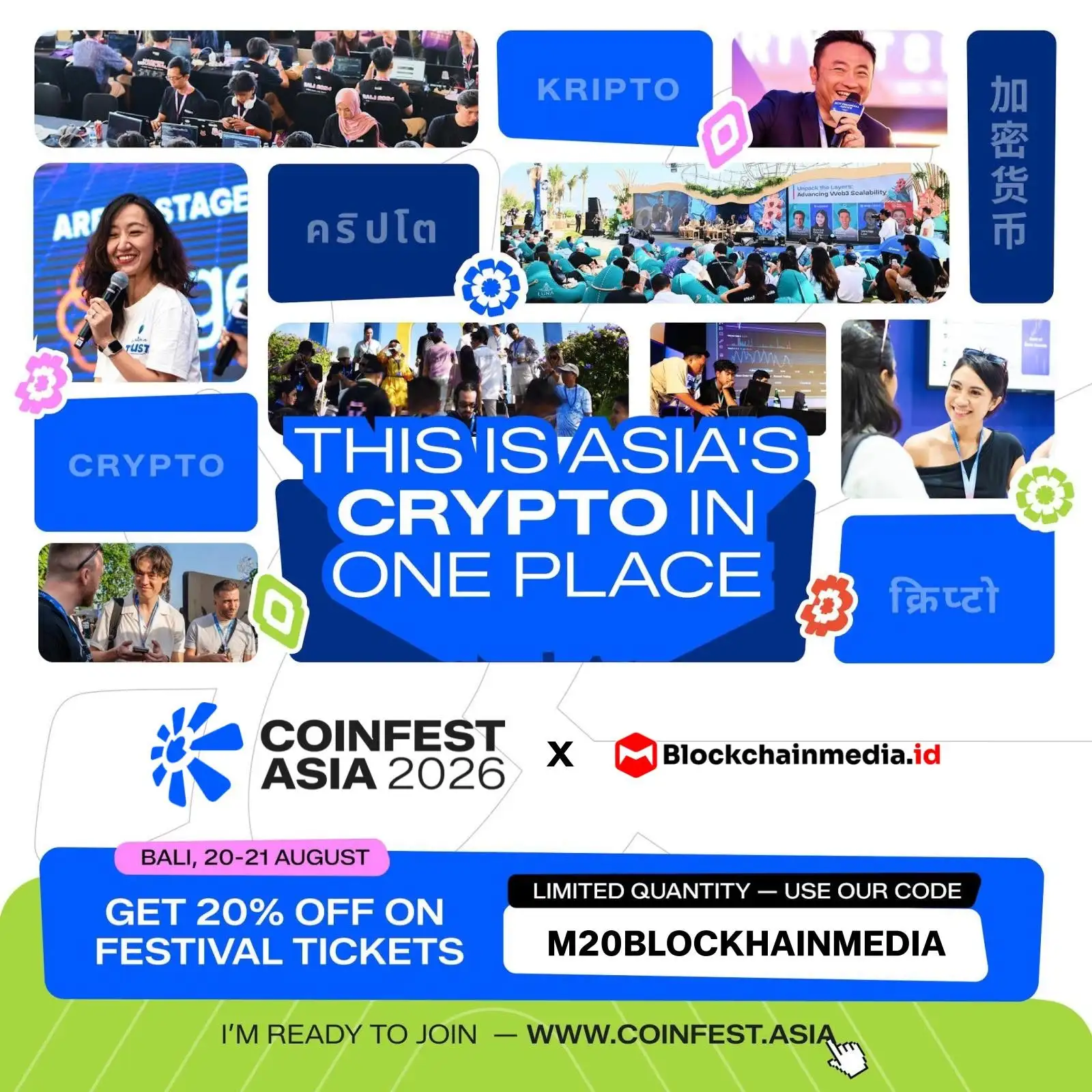 Event crypto Coinfest Asia 2026 Bali