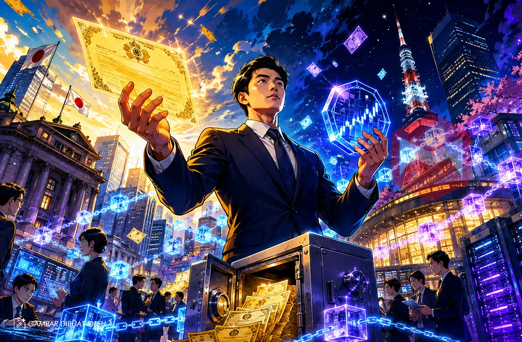 Jepang Bersiap Bawa Saham dan Obligasi Berjalan 24 Jam di Blockchain