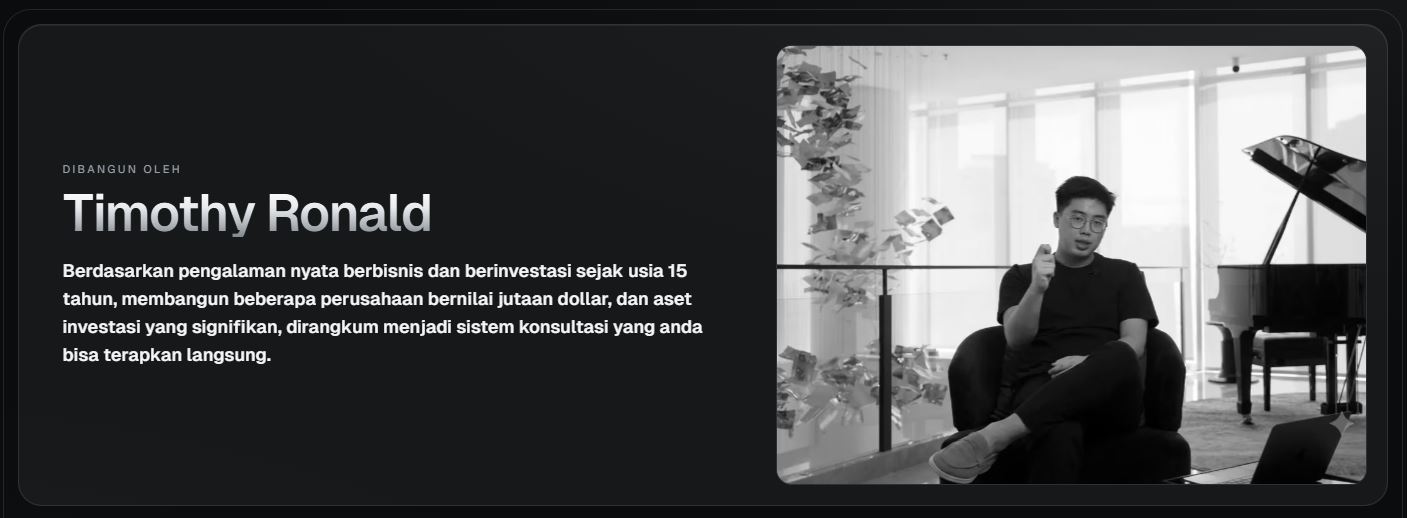 Kelas Timothy Ronald Baru WealthClub