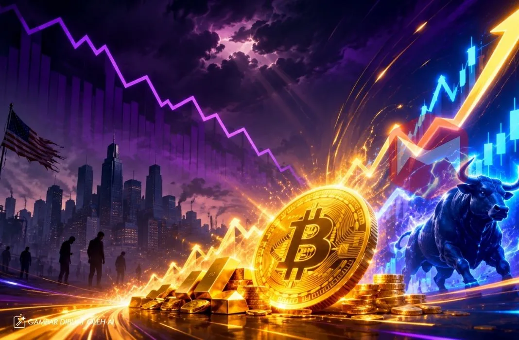 Pasar tenaga kerja as lesu Bitcoin emas saham SP500