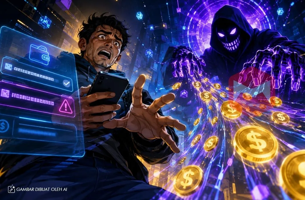 Salah copas address kripto kehilangan aset crypto miliaran rupiah