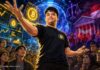 Yudo Sadewa Anak Purbaya Menteri Keuangan RI promosi crypto exchange yang belum legal di indonesia