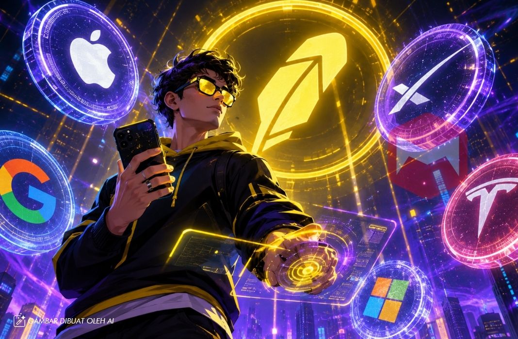 cara beli tokenisasi saham as di robinhood chain blockchain RWA