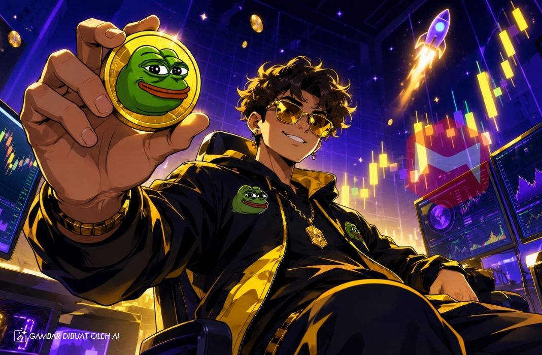 skenario kenaikan harga meme coin PEPE hingga US$1