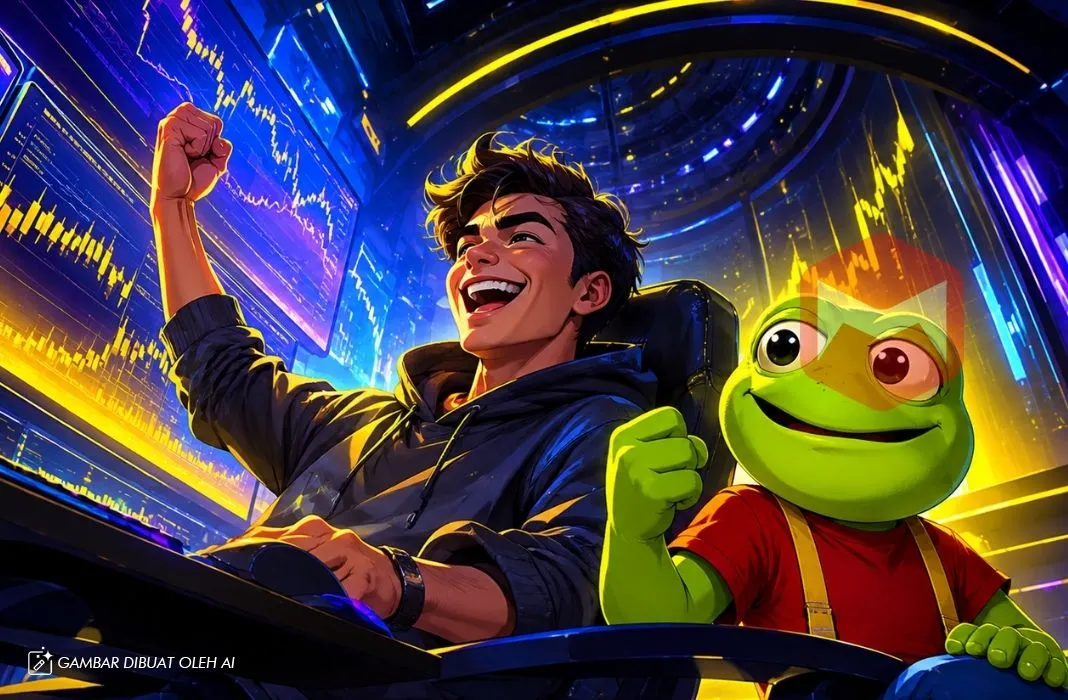 trader kripto untung besar dari meme coin toad di solana