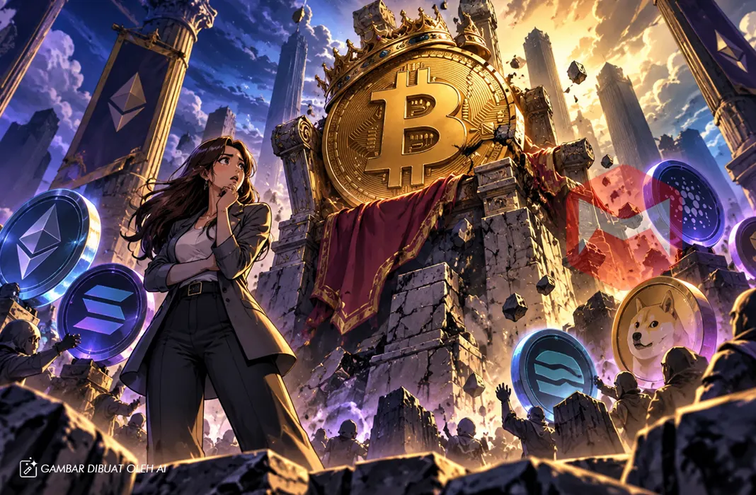 Dominasi Bitcoin Bikin Cemas, Analis Lihat Risiko Ambles Makin Besar