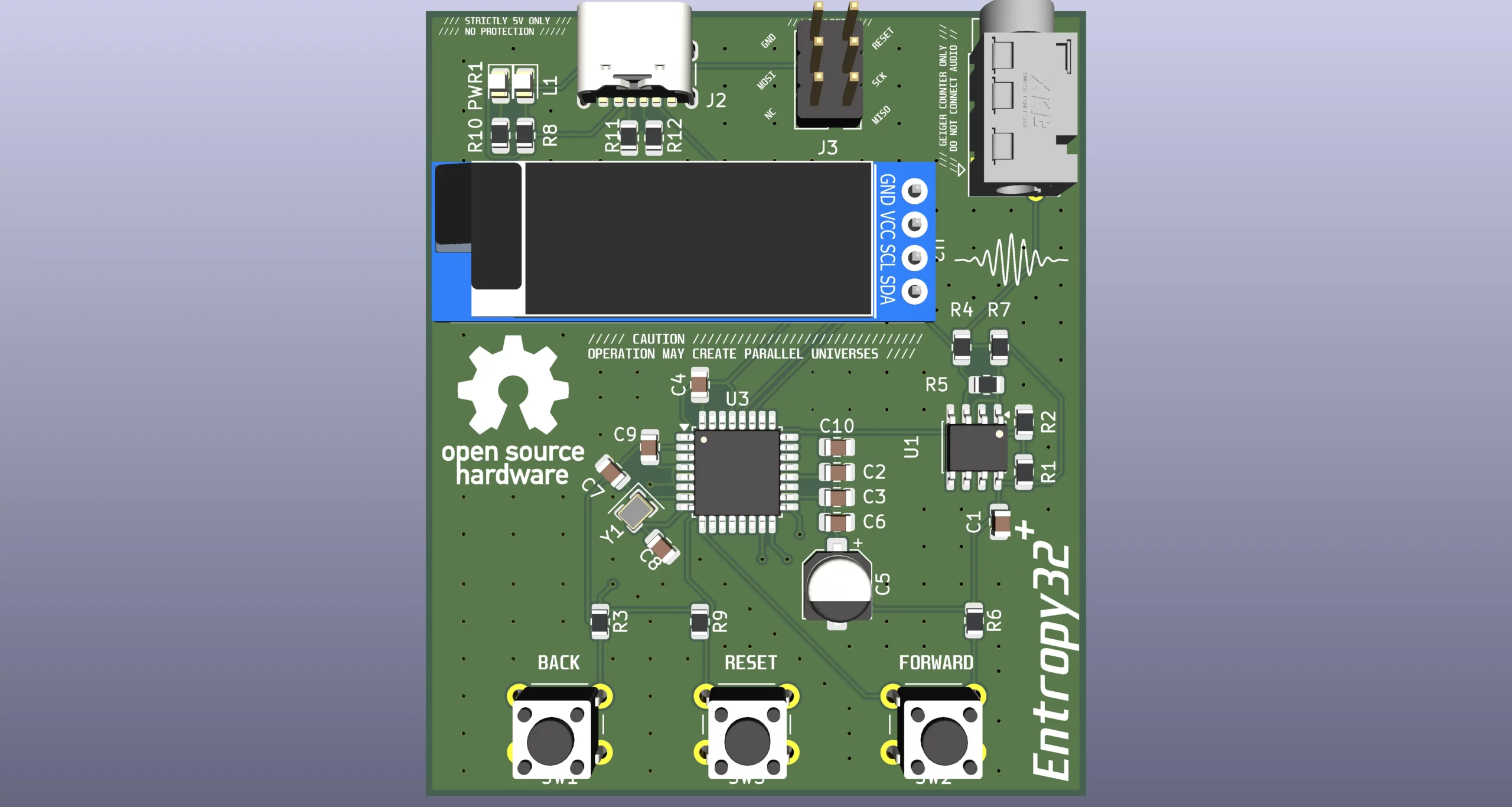 Hardware Entropy32-Plus yang Membuat Seed Phrase Bitcoin lewat Peluruhan Radioaktif