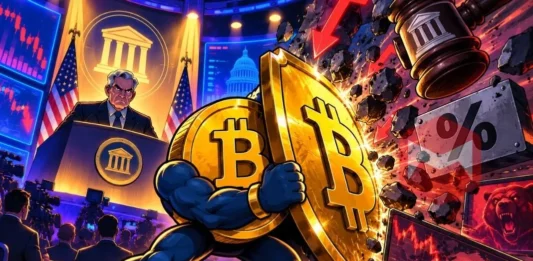 Harga Bitcoin Bertahan usui suku bungan fomc the fed naik dan clarity act gagal disahkan