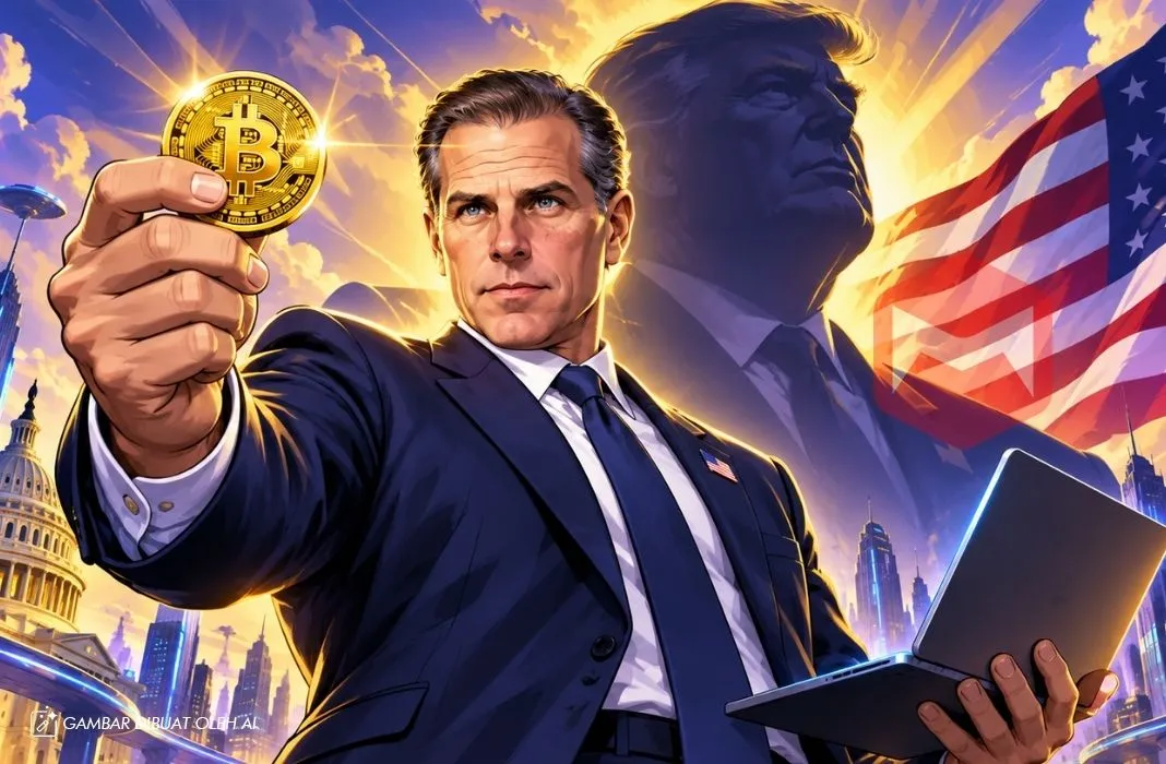 Hunter Biden Meme Coin Laptop anak joe biden saingi keluarga donald trump