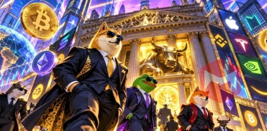 Meme Coin Harga Saham Perusahaan Besar