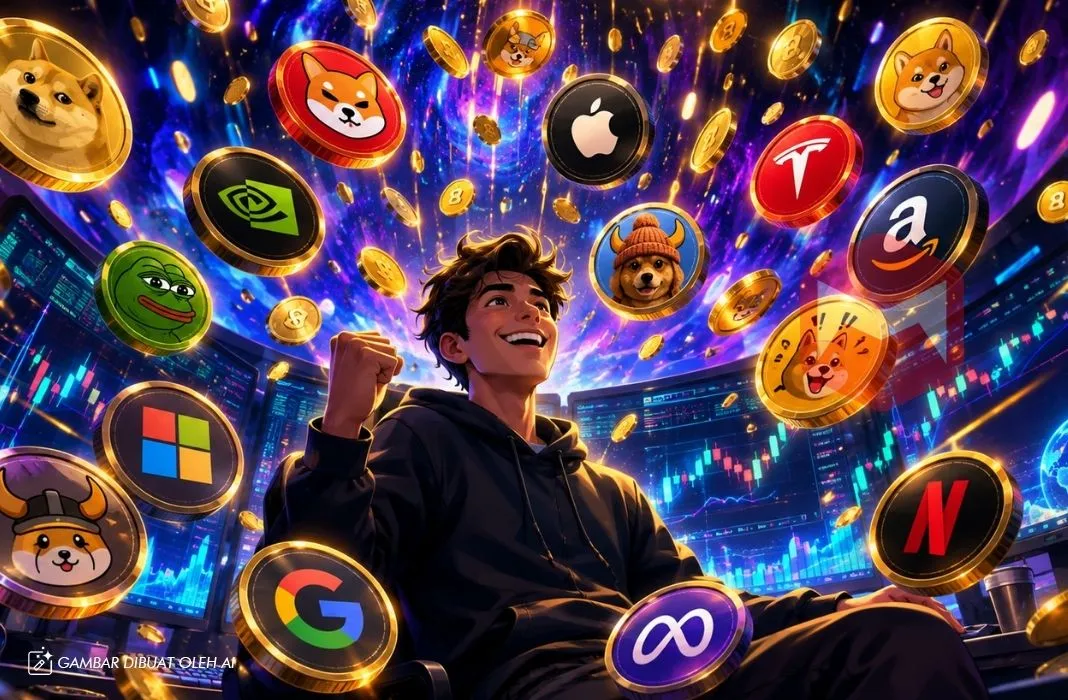 Meme coin saham robinhood chain saham tokenisasi