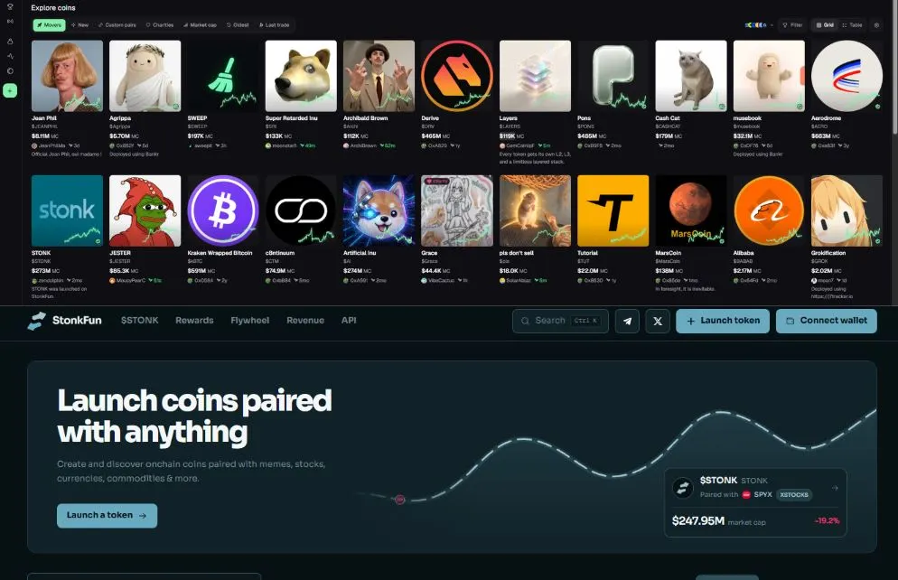 Platform Pump.fun dan Stonk.fun untuk Mencari Meme Coin dengan Pair Token Saham