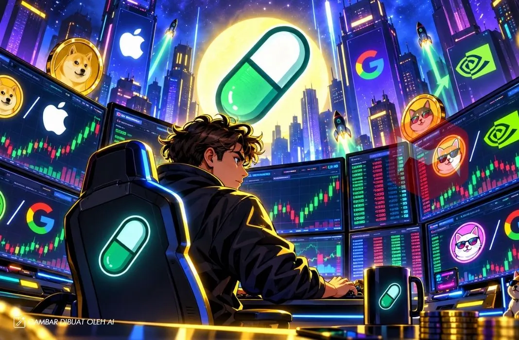 Pump.fun meme coin token saham