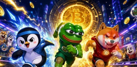 Reli meme coin PENGU PEPE SHIB krito