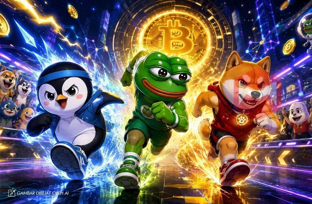 Reli meme coin PENGU PEPE SHIB krito