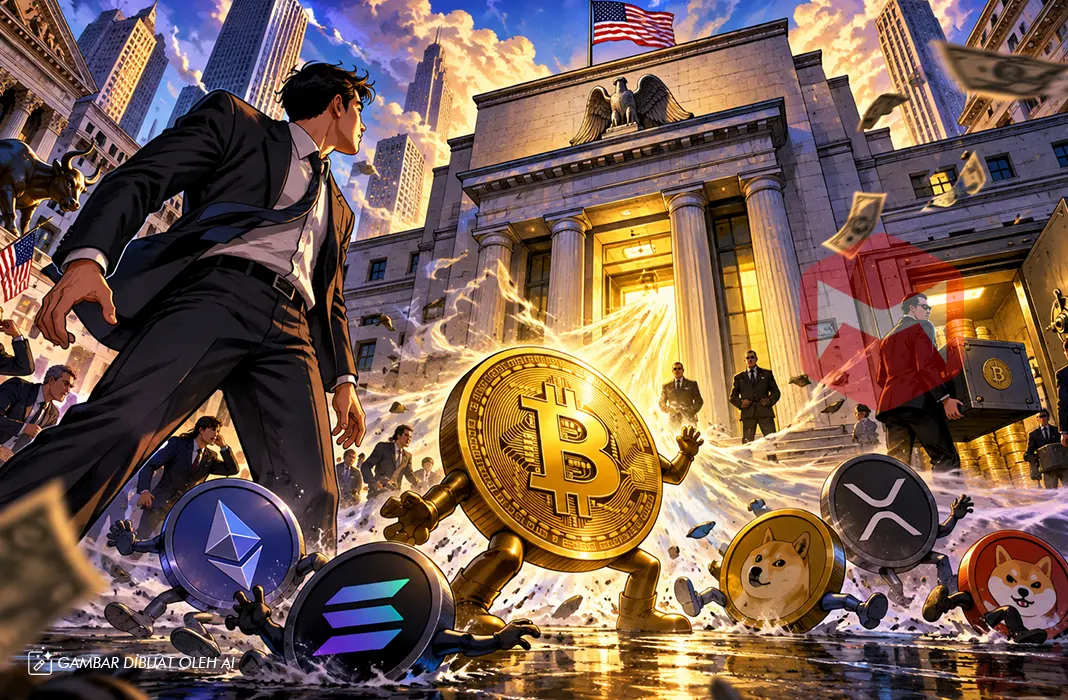 The Fed Kerek Suku Bunga 25 Bps, Begini Reaksi Bitcoin dan Pasar Kripto