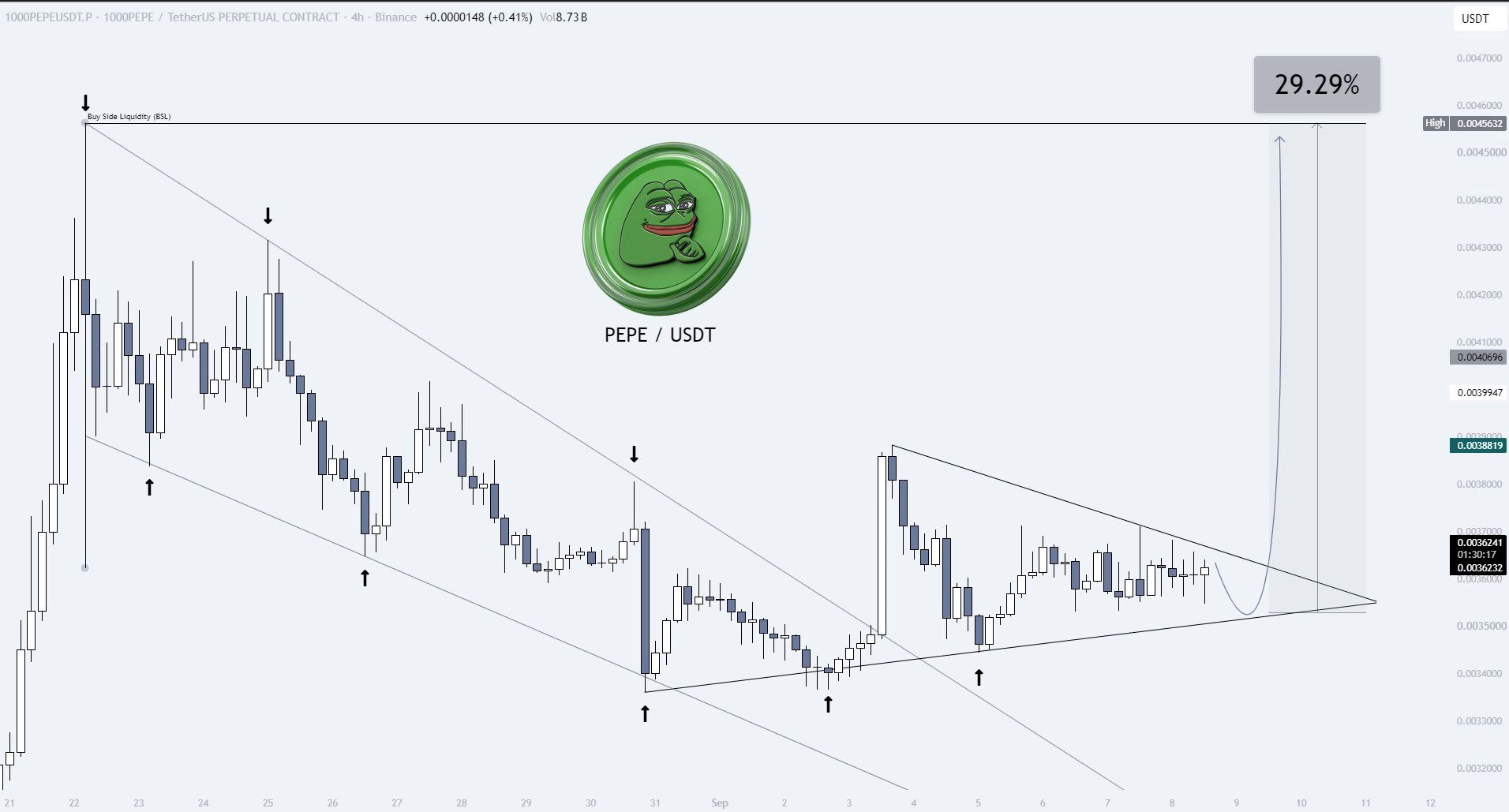 analisis PEPE 10 SEP