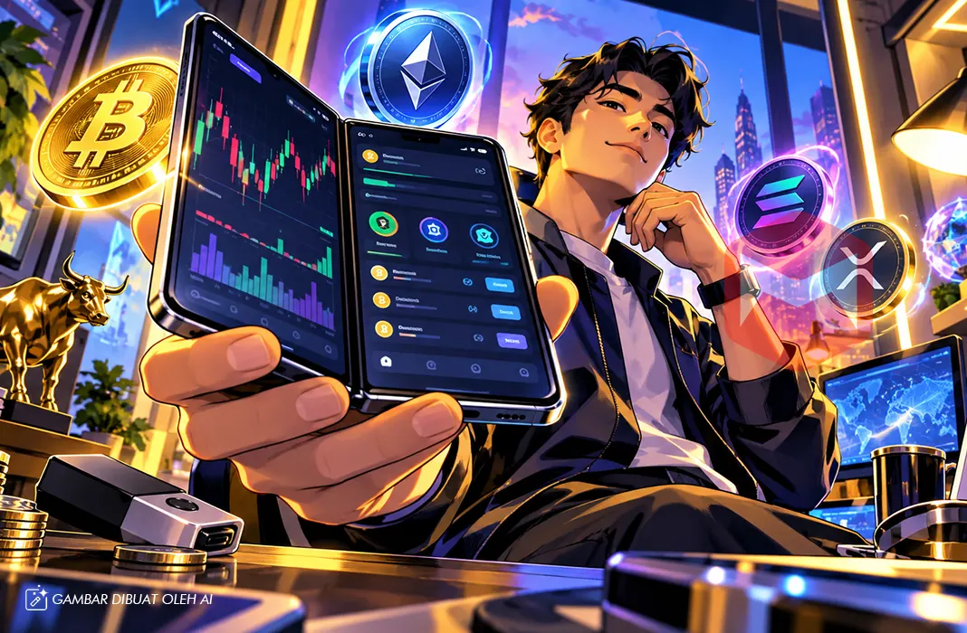 iPhone Duo Bisa Jadi “Trading Station” Kripto Mini? Layar 7,6 Inci Bisa Buka Dua Aplikasi Sekaligus