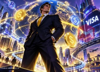 visa sistem pembiayaan berbasis blockchain stablecoin